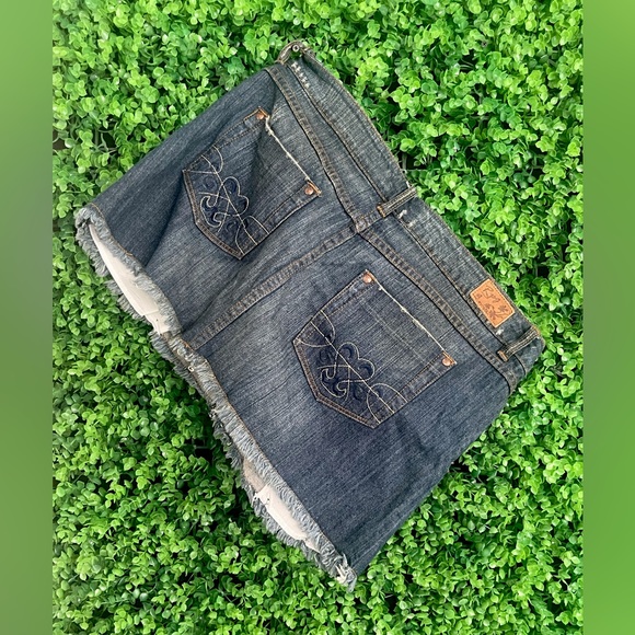 NWT Rampage Distressed Jean Skirt Size 13 - Picture 11 of 14
